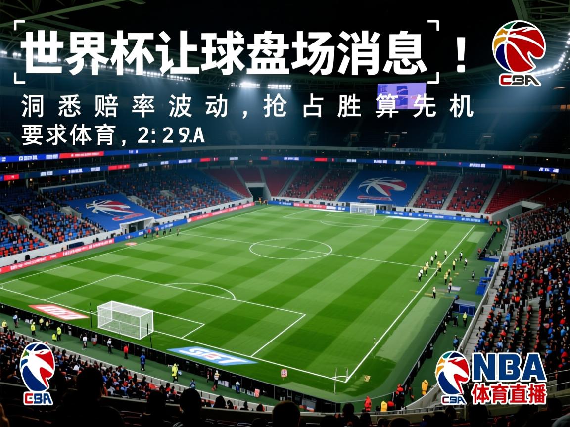 世界杯让球盘临场消息：洞悉赔率波动，抢占胜算先机